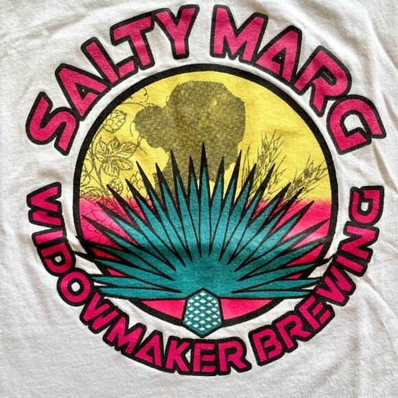 Widowmaker Brewing Co. Women's Tank Top & T-Shirt Lot size XS & Small Salty Marg - Picture 4 of 9